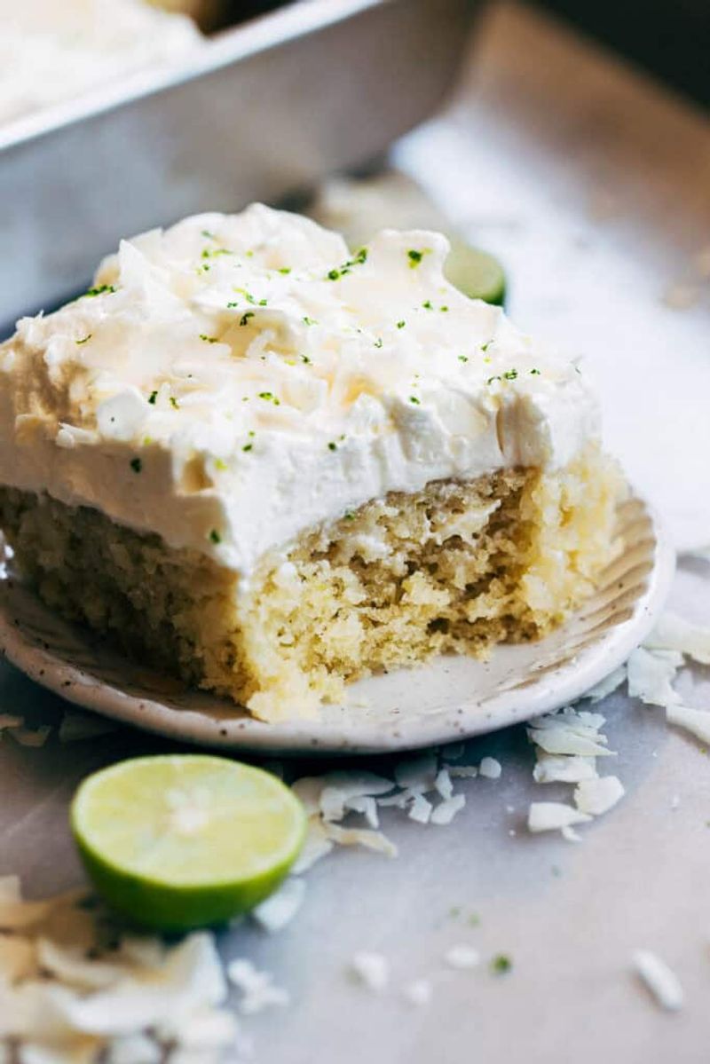 Coconut Lime Sheet Cake