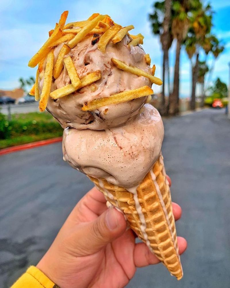 French Fries and Ice Cream