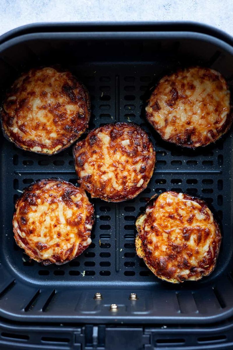 Flavorful Air Fryer Eggplant Parmesan