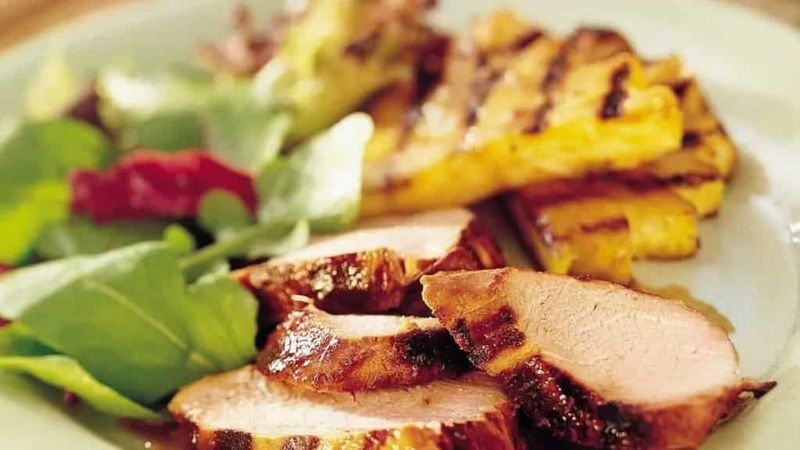 Stovetop Pineapple Pork Tenderloin