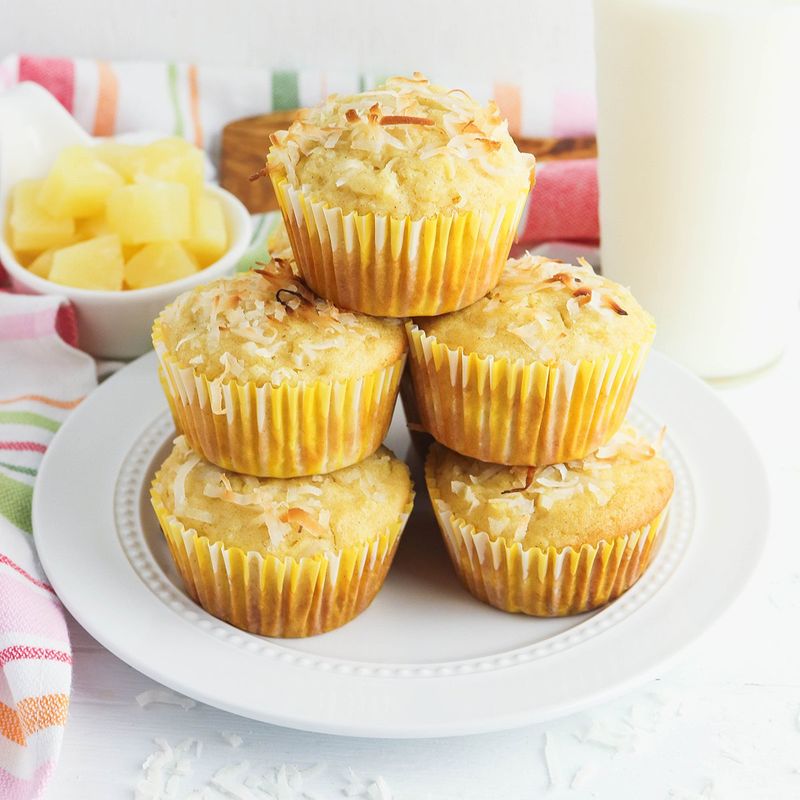 Pineapple Coconut Muffins
