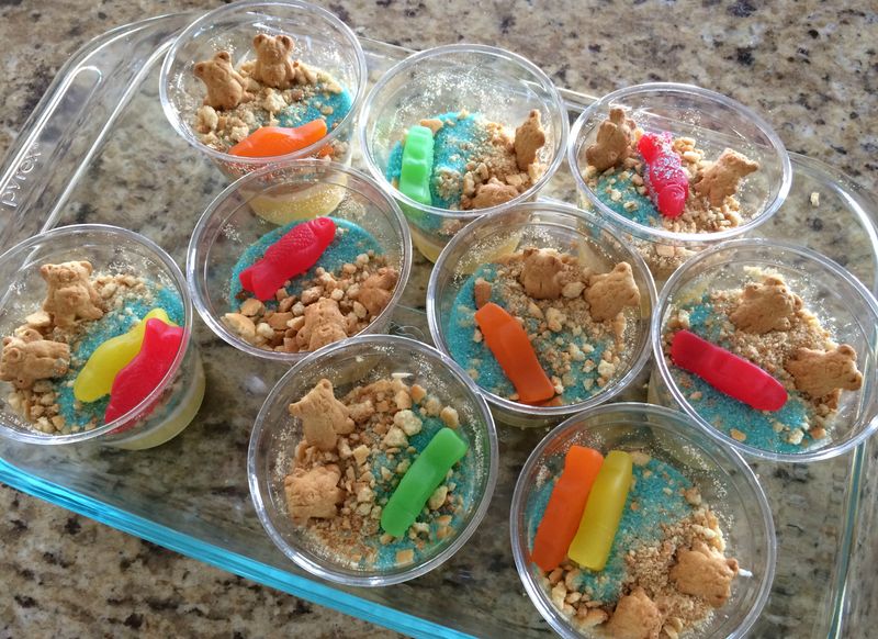 Goo Lagoon “Sand” Pudding Cups