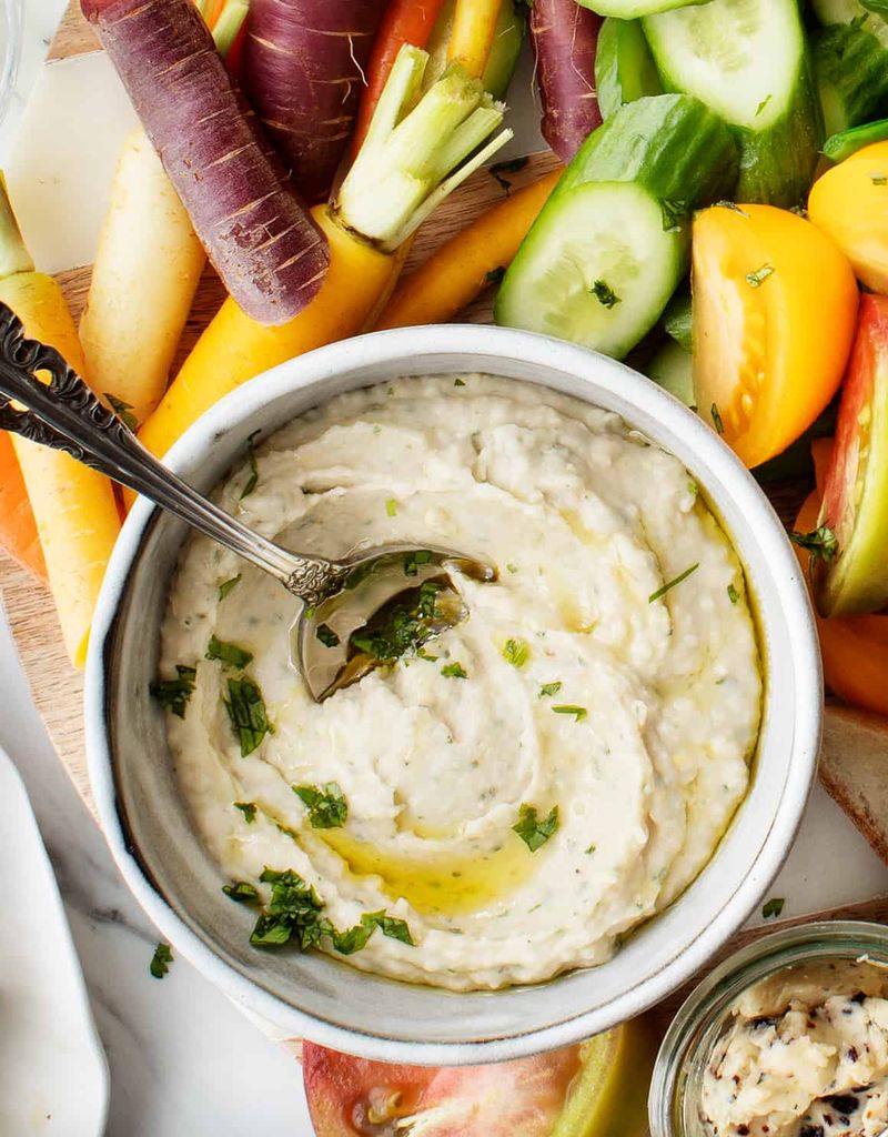 Lemon, Mint & White Bean Dip