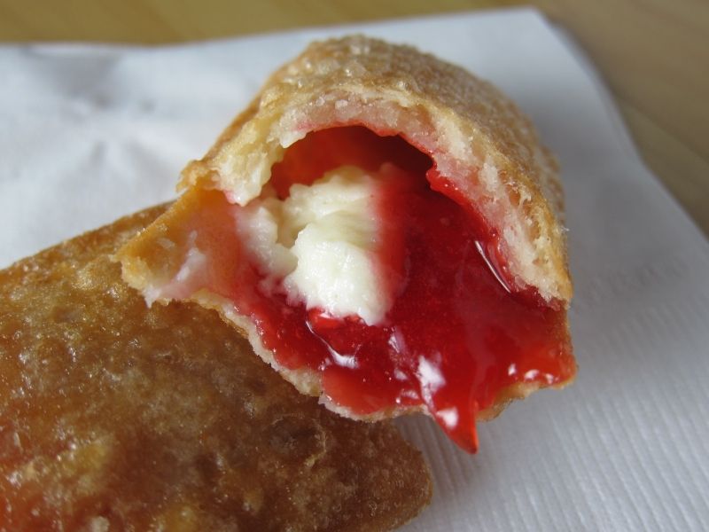 Popeyes Strawberry Cream Cheese Pie: Berry Cheesecake Magic
