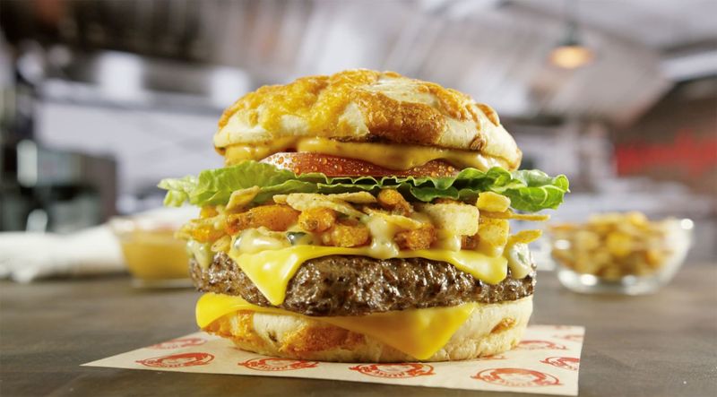 Loaded Nacho Triple Burger