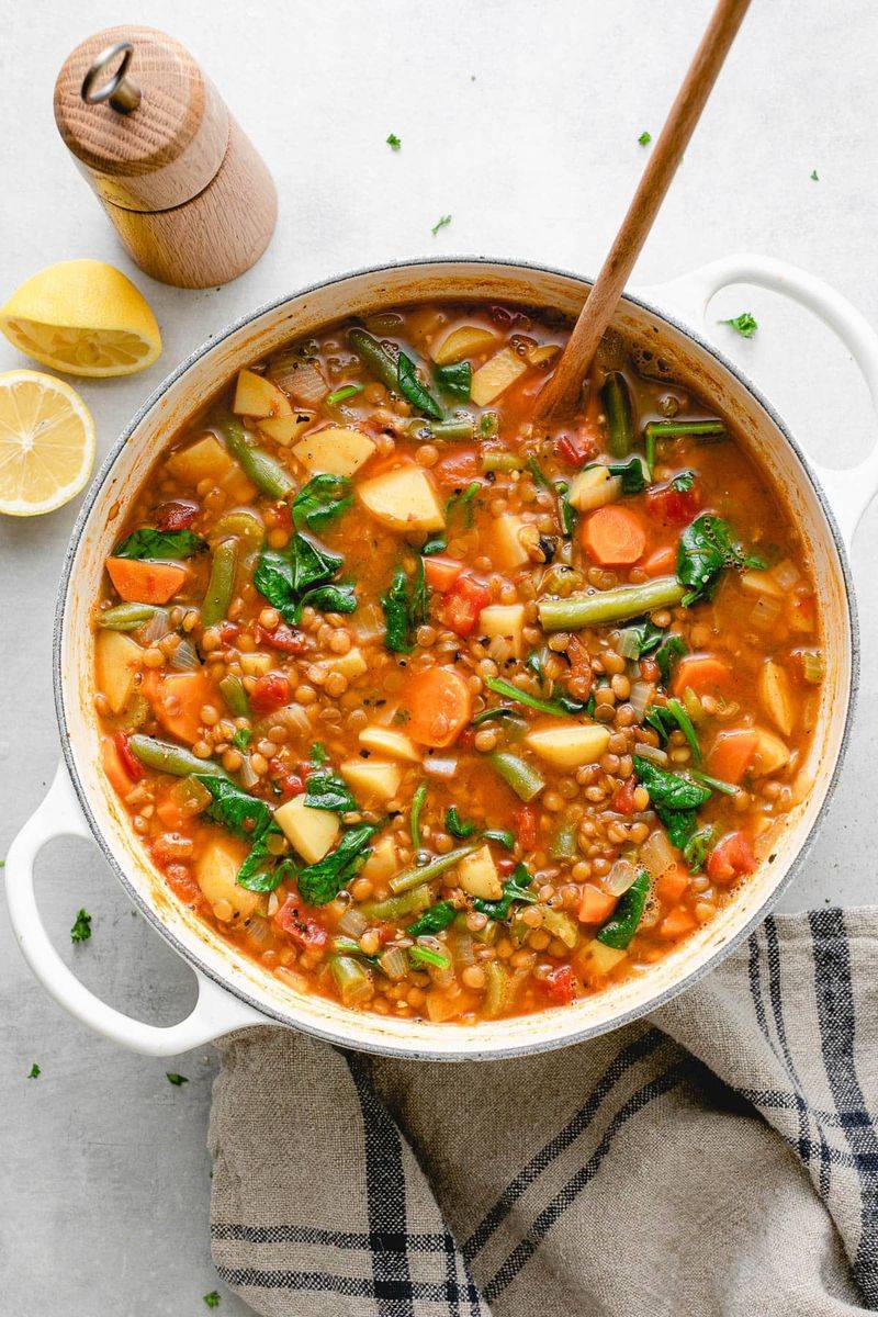 Nourishing Vegetable Soup with Lentils