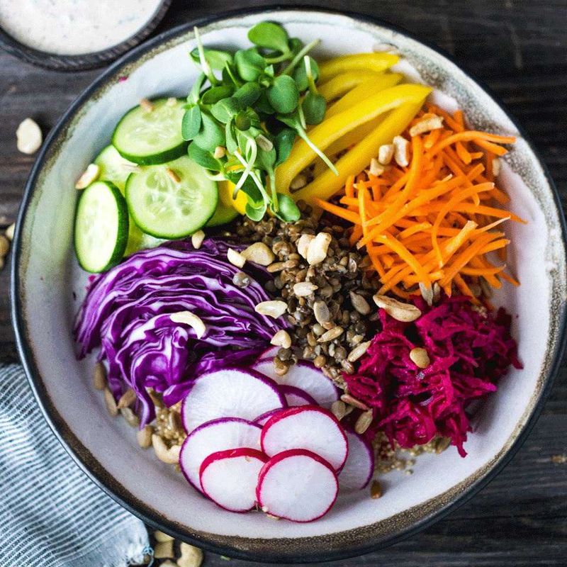 Rainbow Buddha Bowls