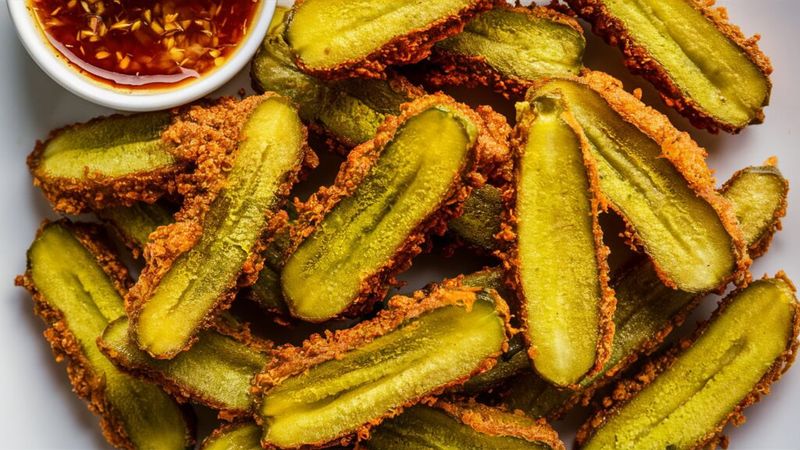 Fried Pickles (spear version)