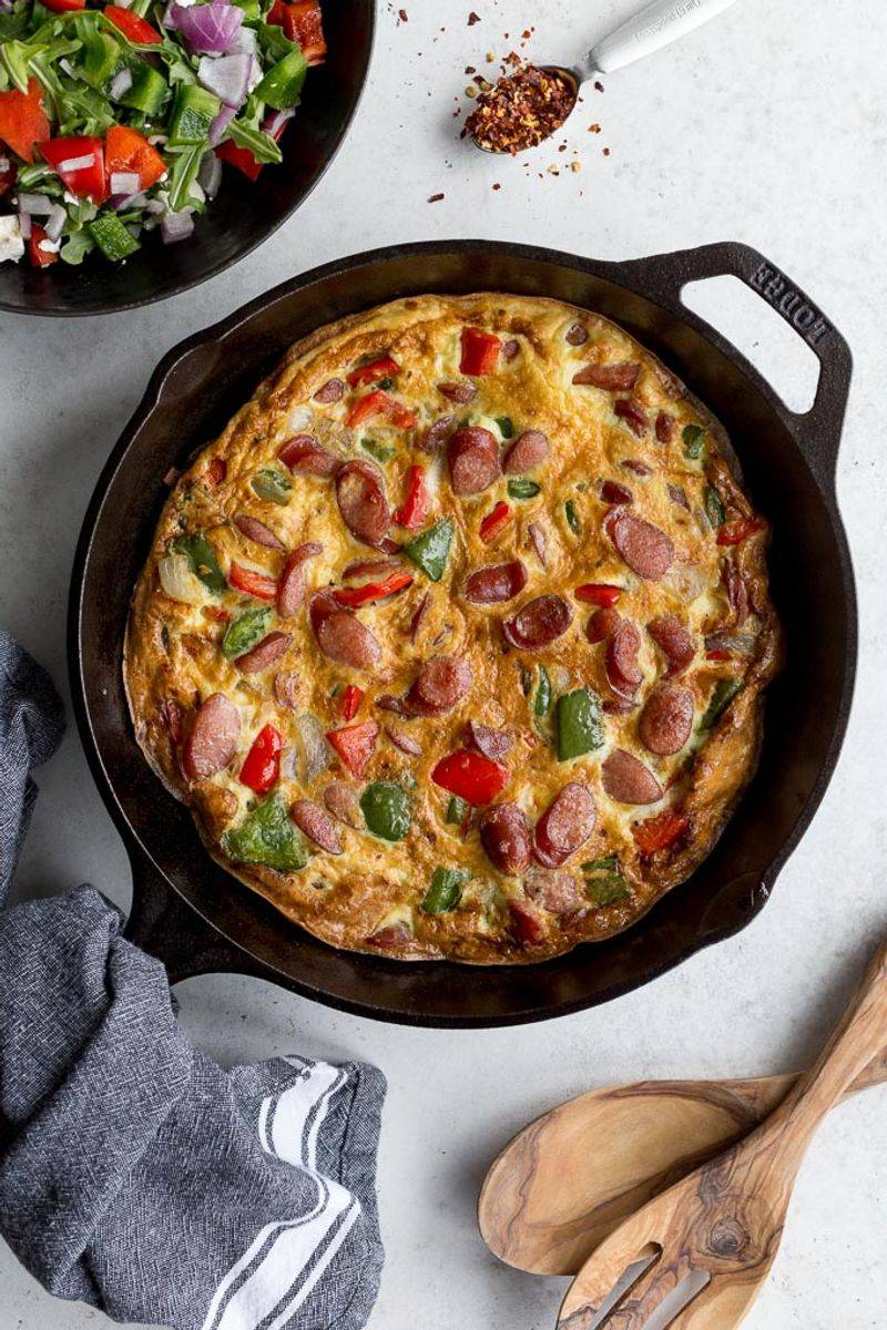 One-Pan Sausage Frittata