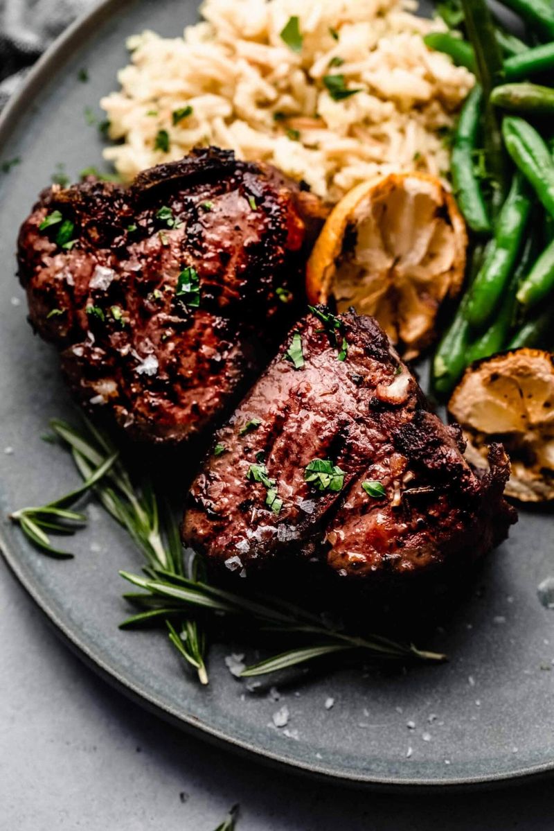Garlic Rosemary Lamb Chops