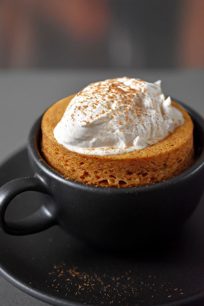Pumpkin Spice Mug Cake