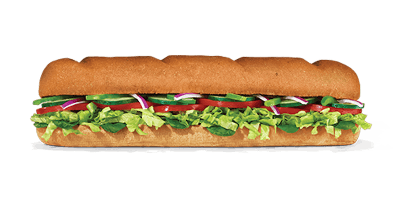 Subway's Footlong Veggie Delite