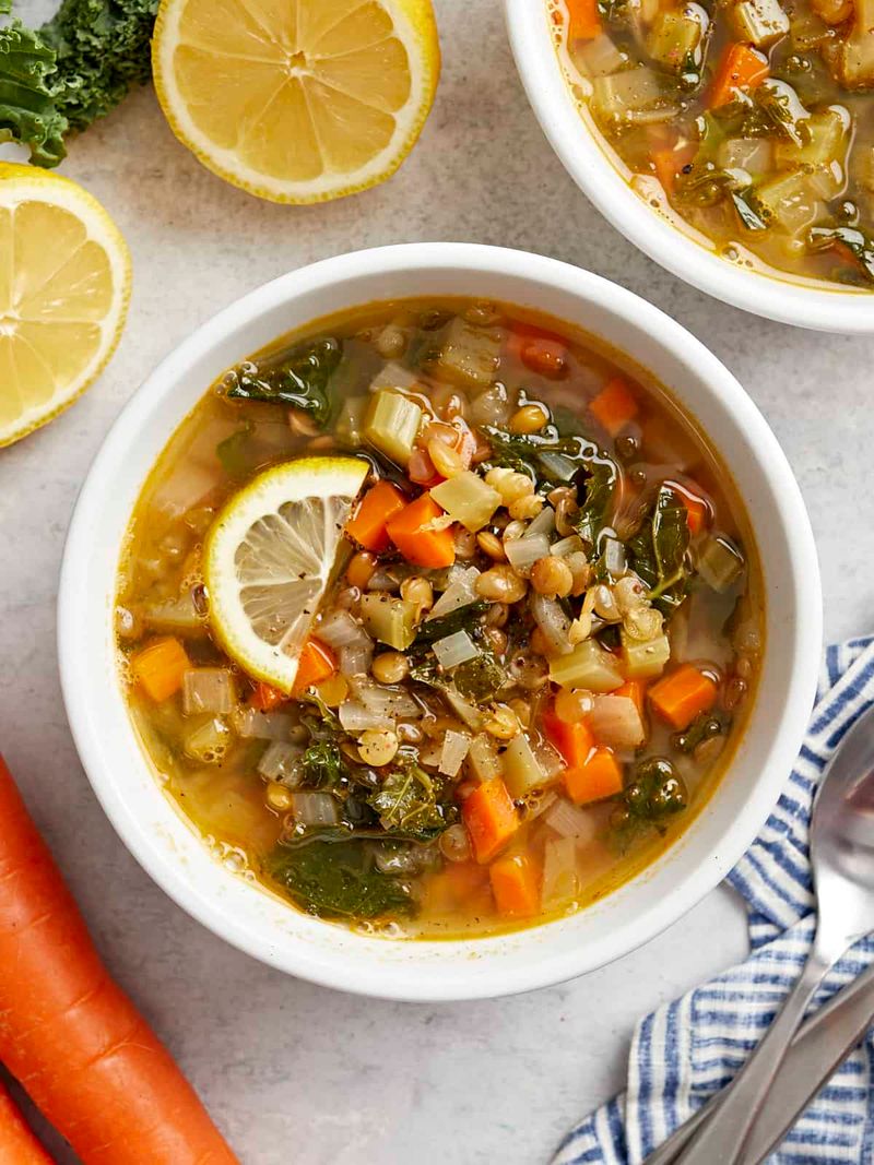 Lentil Soup with Lemon