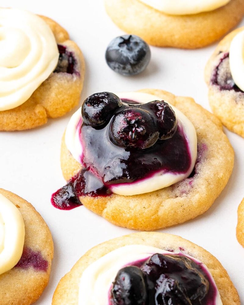 Blueberry Cheesecake Cookies