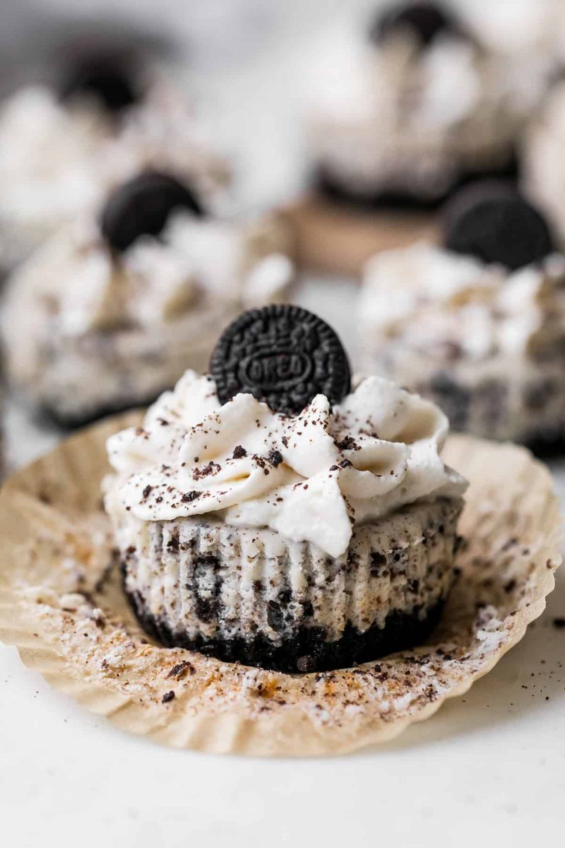 Mini Oreo Cheesecakes