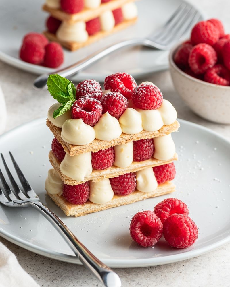 Raspberry Mille-feuille