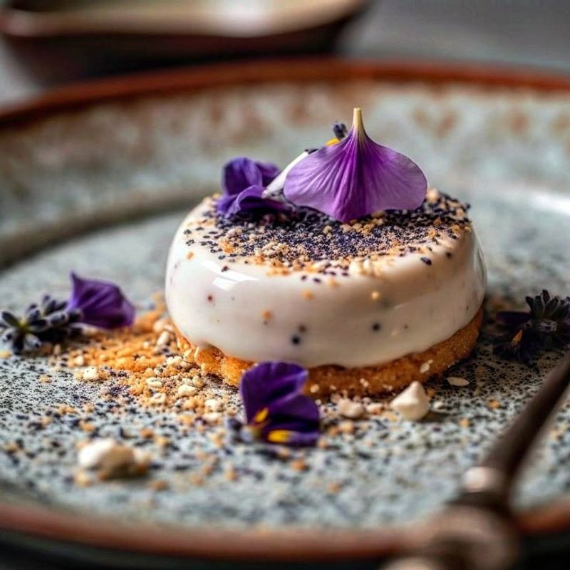 Lavender Earl Grey Panna Cotta