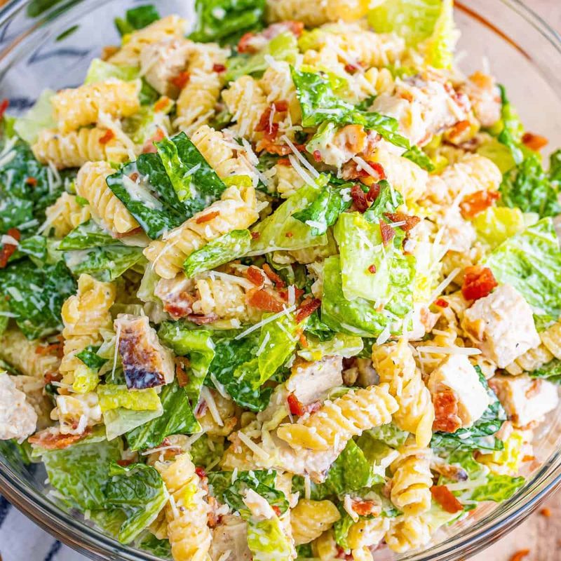 Chicken Caesar Pasta Salad