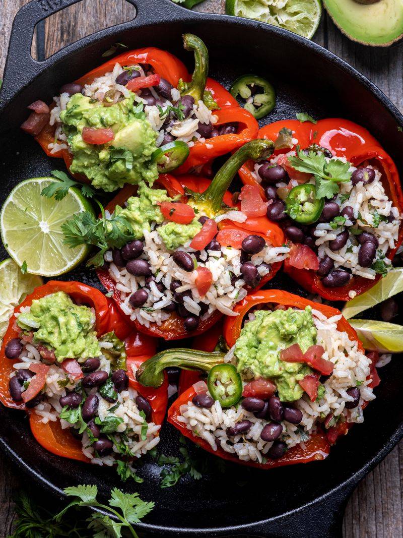 Stuffed Peppers with Rice