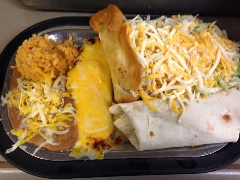 Combo Platters with Everything Smothered in Cheese