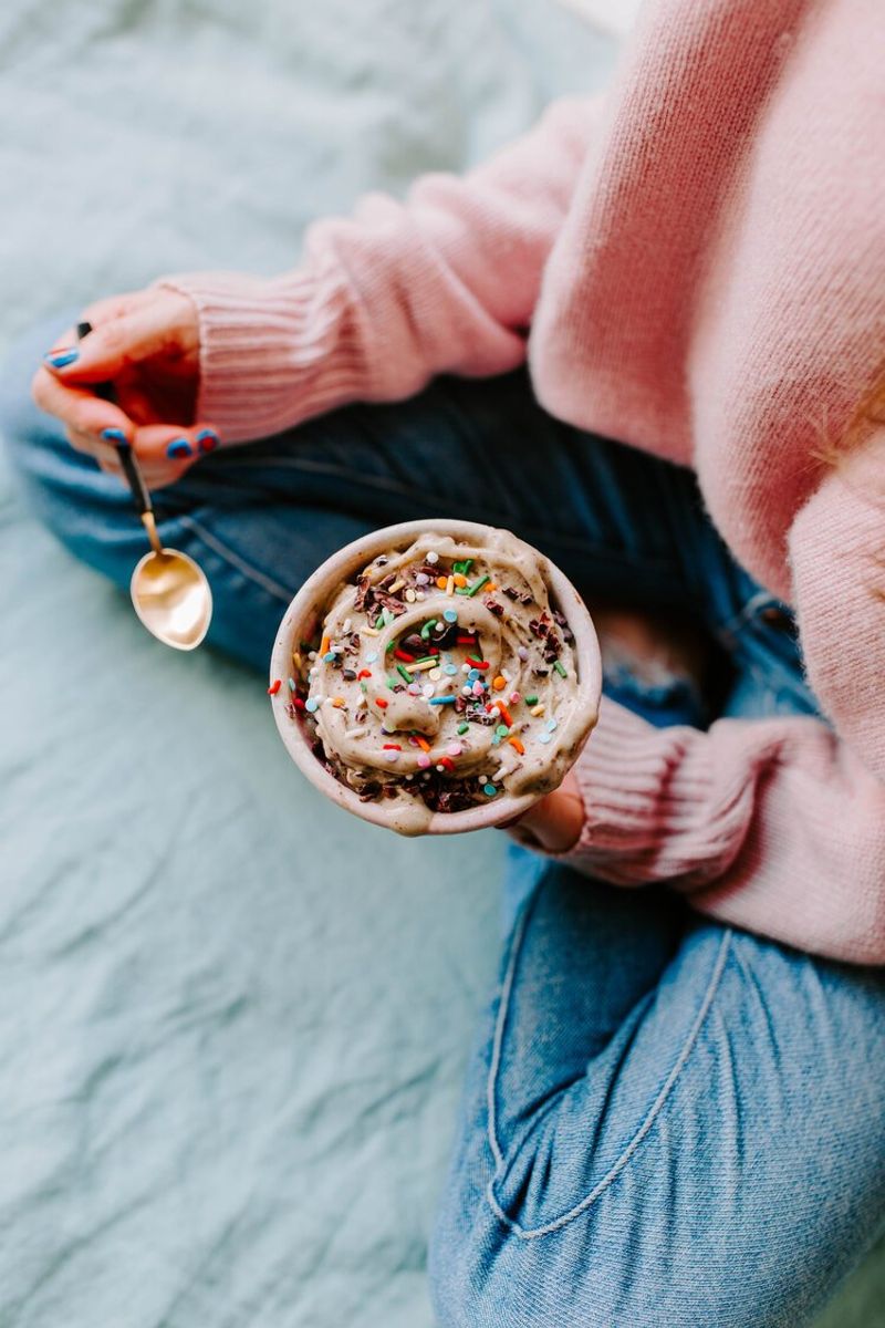 Mint Chocolate Chip Banana Ice Cream