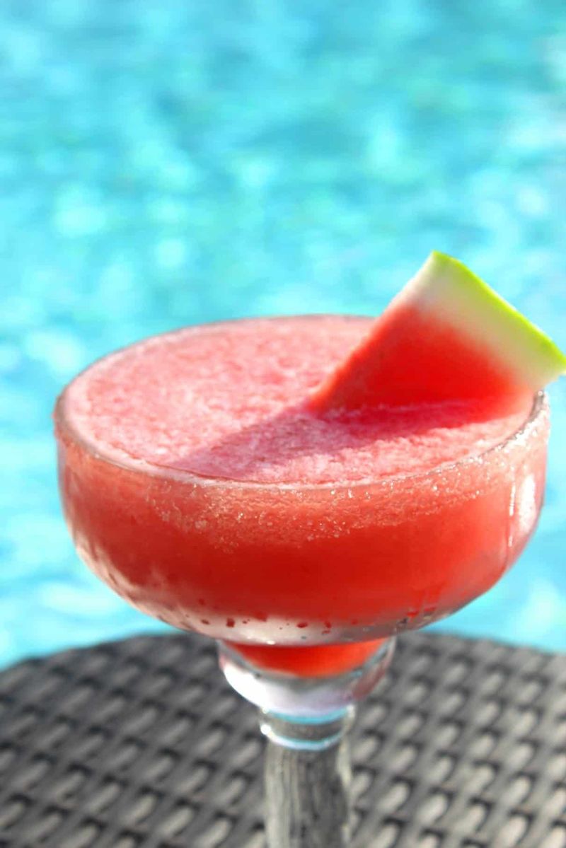 Frozen Watermelon Margaritas