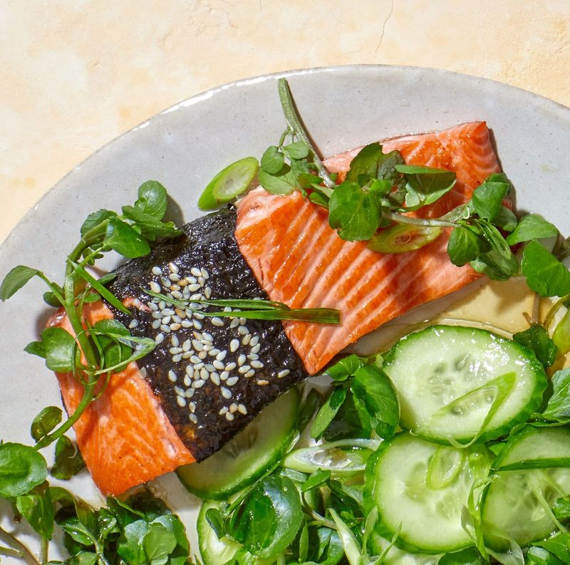 Nori-and-Sesame Wrapped Salmon