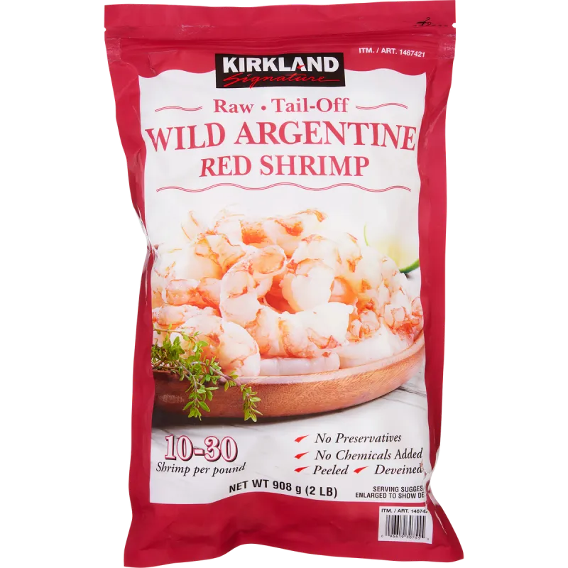 Kirkland Signature Wild Argentine Red Shrimp