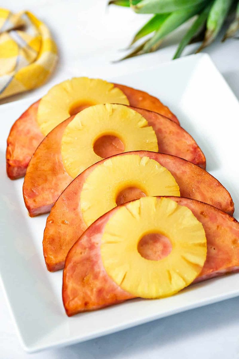 Ham Steak with Pineapple