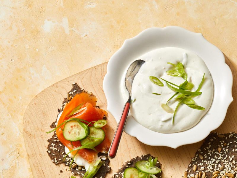 Crispy Seeded Buckwheat Flatbreads with Smoked Salmon