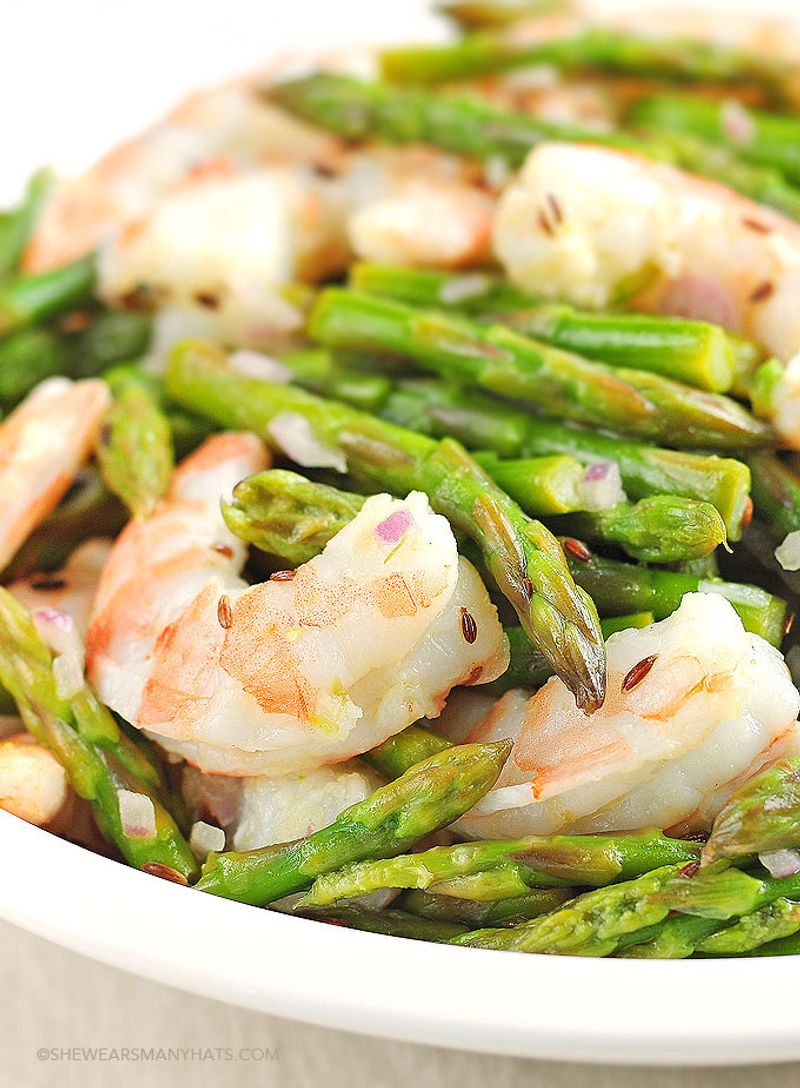Asparagus and Shrimp Salad