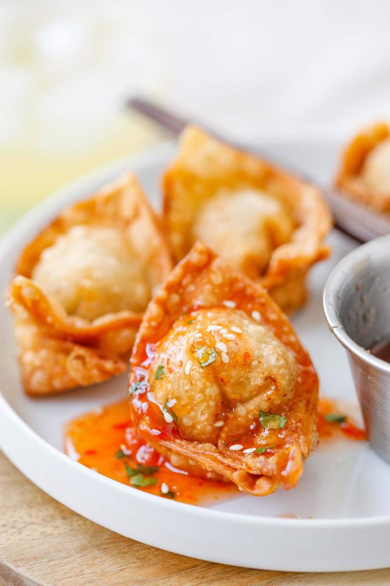 Fried Wontons (Chinese Crispy Dumplings)