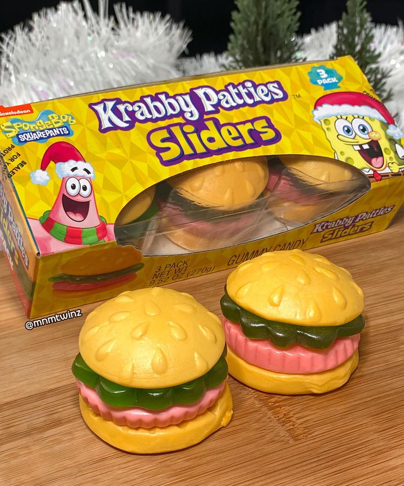 Mini Krabby Patty Sliders