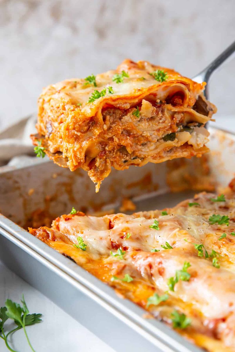 Lasagna with Meat Sauce