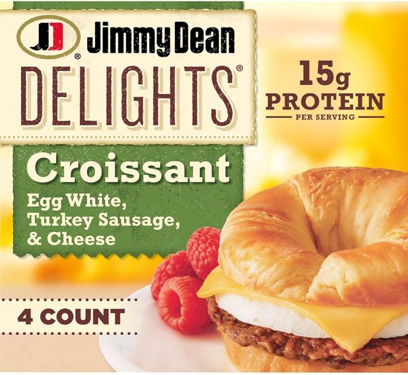 Delights Egg White, Turkey Sausage, And Cheese Croissant