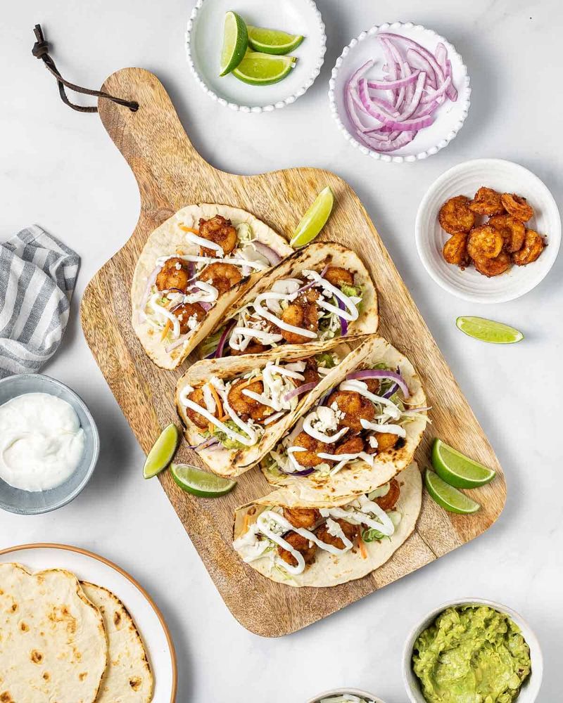 Quick Air Fryer Shrimp Tacos