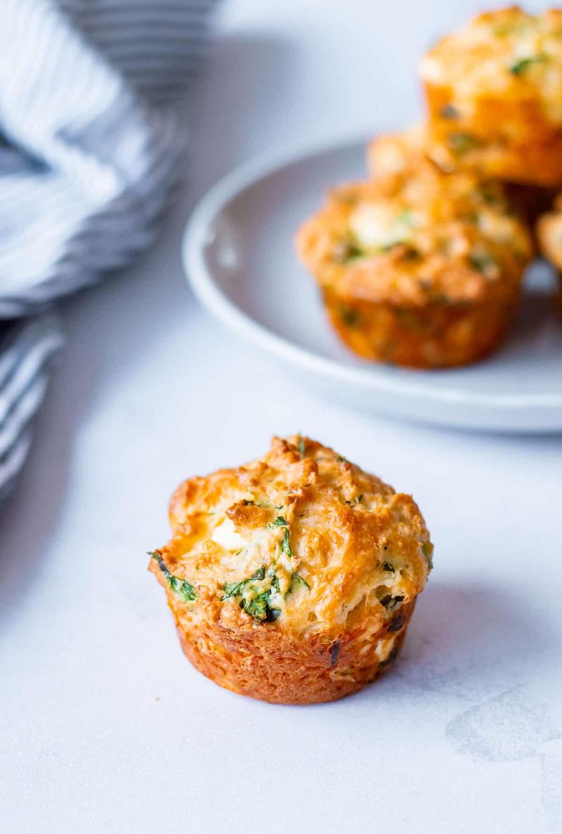 Spinach and Feta Muffins