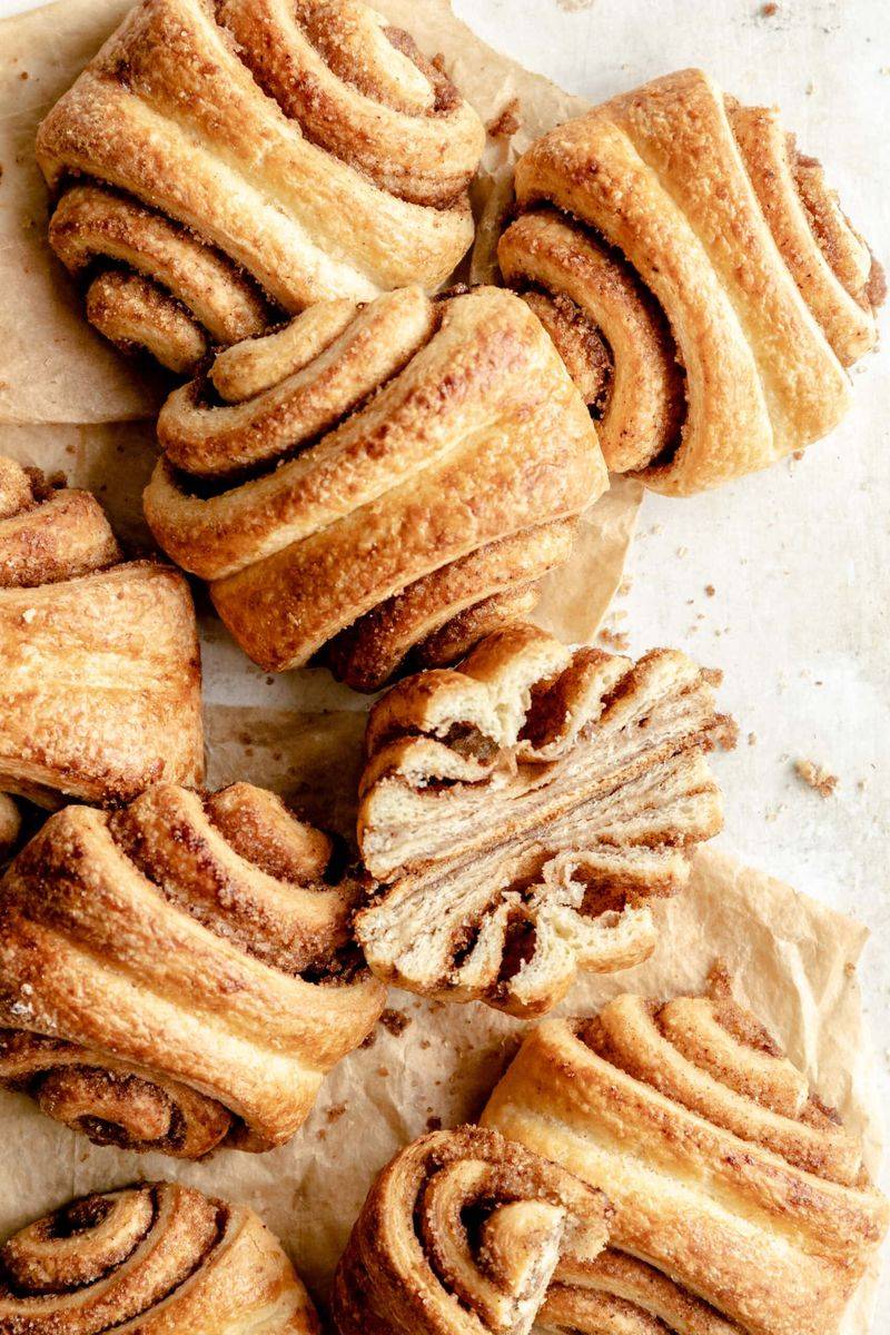 German Franzbrötchen Swirls