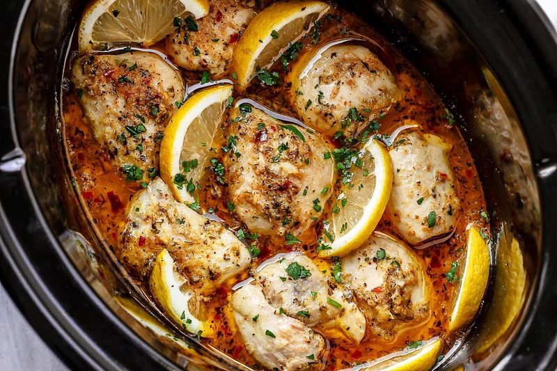 Chicken Thighs with Garlic and Herbs