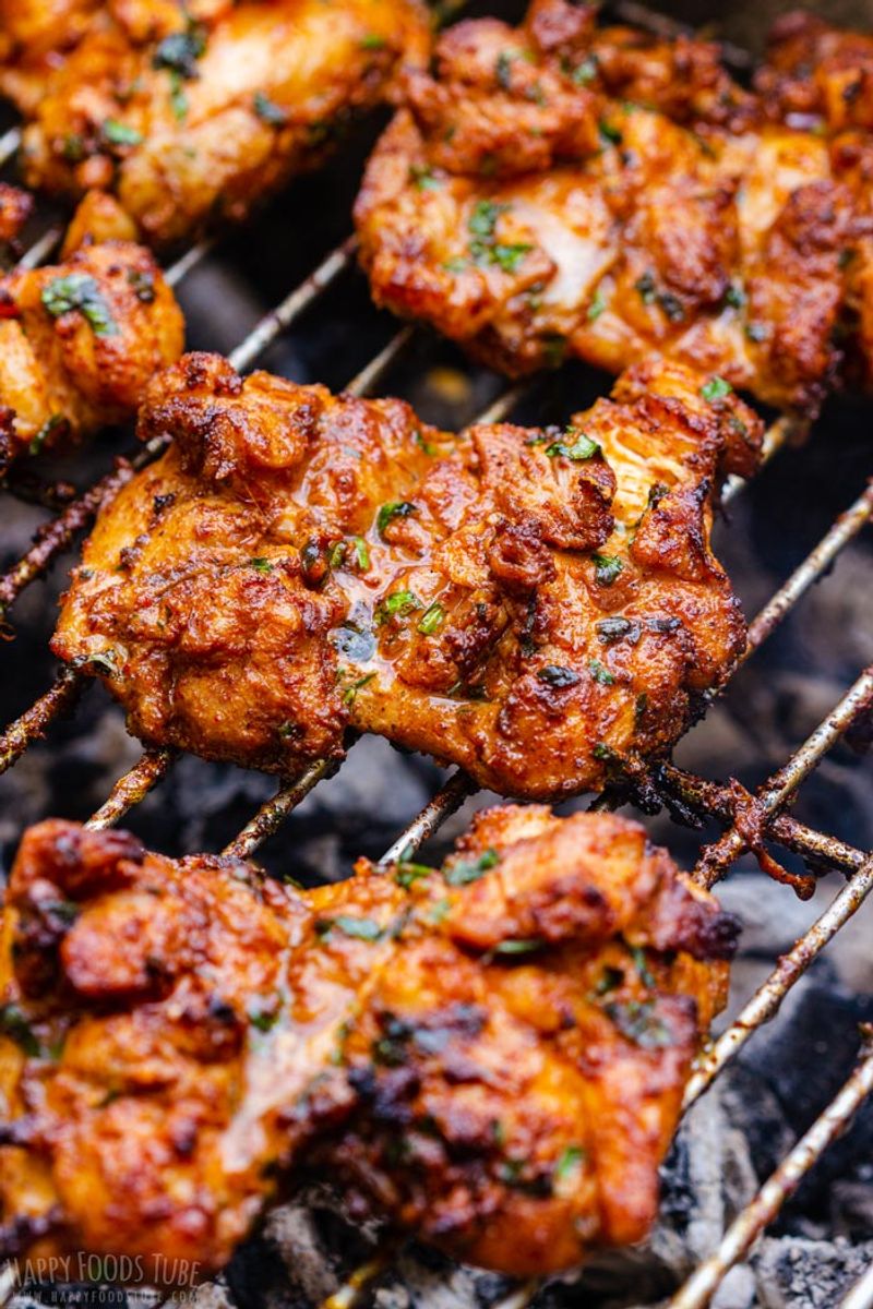 Grilled BBQ Chicken Thighs