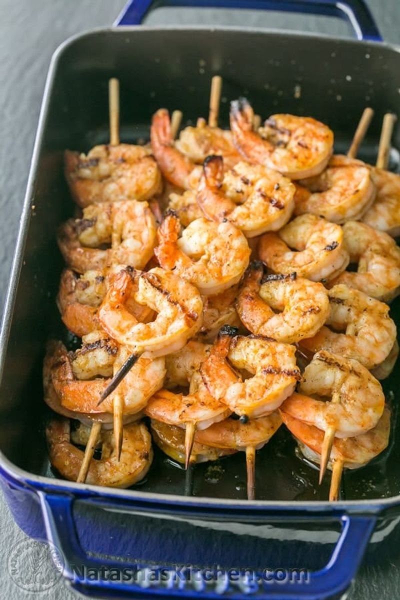 Cajun Grilled Shrimp Skewers