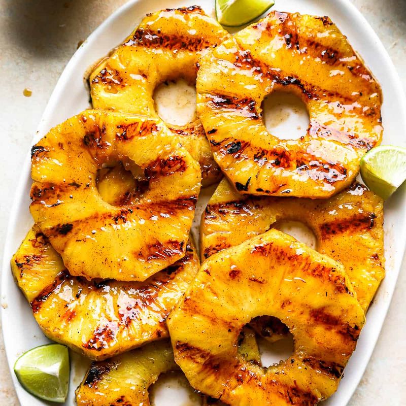 Grilled Pineapple Rings