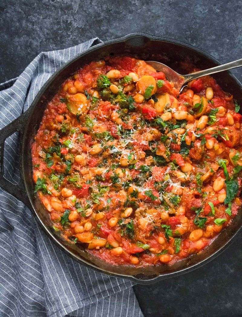 Tomato & White Bean Skillet