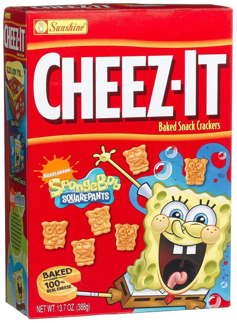 SpongeBob Cheese Cubes & Crackers