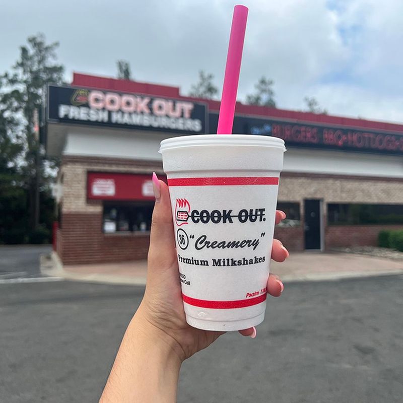 Cook Out Milkshakes