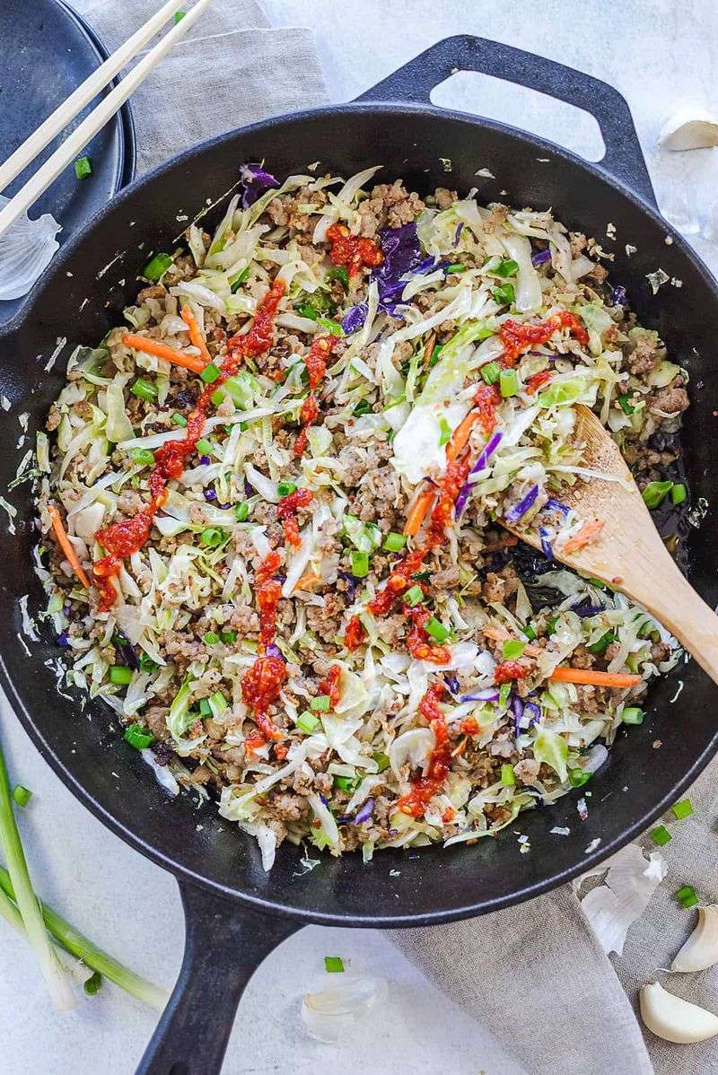 Sausage Egg Roll Skillet
