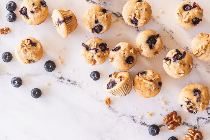Mini Lemon Blueberry Muffins