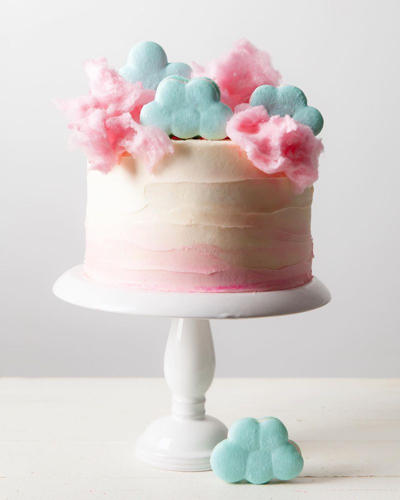Cotton Candy Pavlova