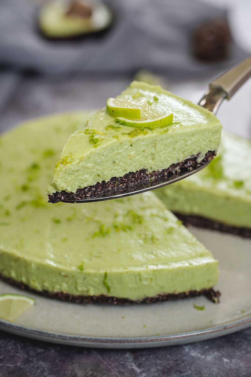 Avocado Lime Cheesecake