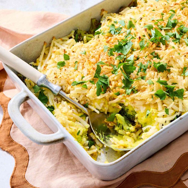 Broccoli, Beef & Potato Hotdish